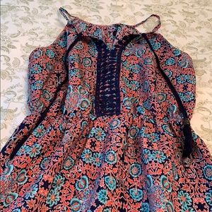 Long floral maxi dress